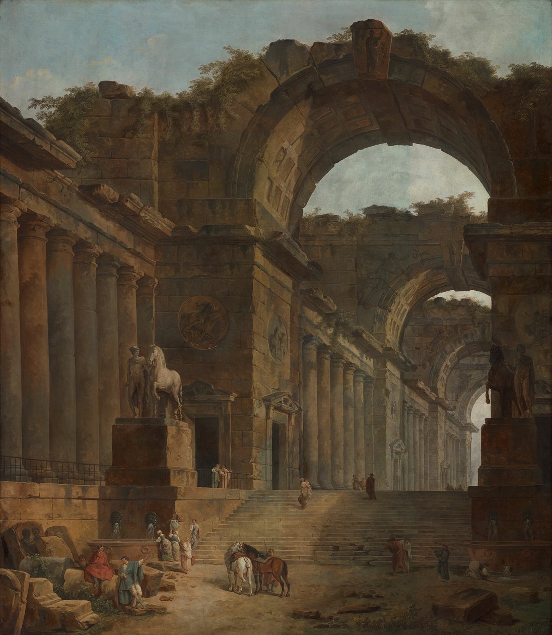 Fontänerna av Hubert Robert