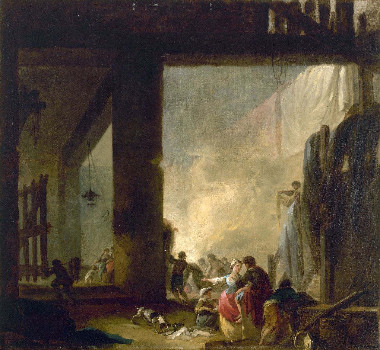 Tvätten av Hubert Robert