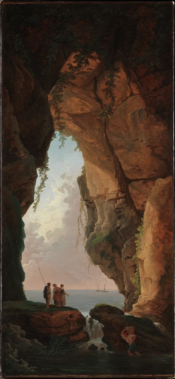 Grotans mynning av Hubert Robert