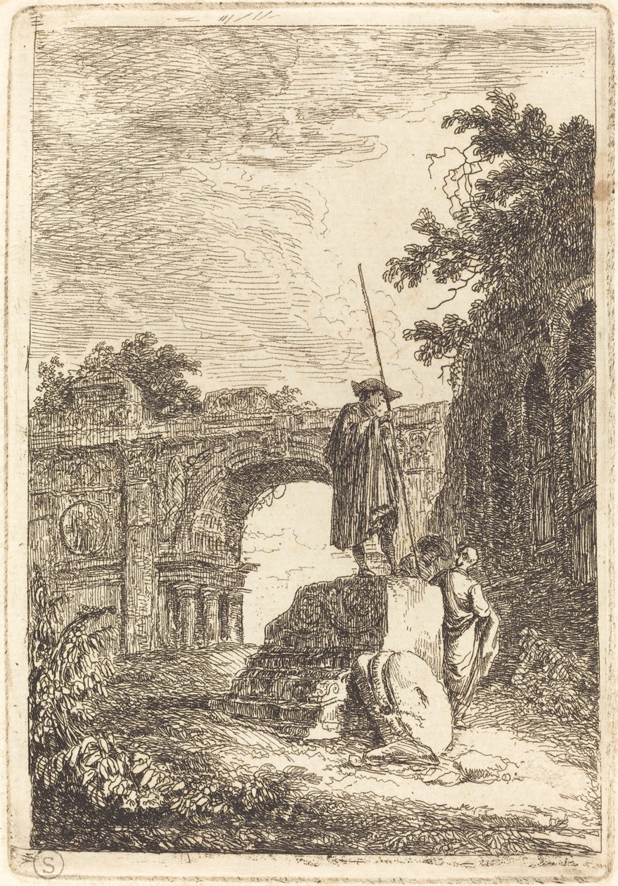 Triumfbågen av Hubert Robert