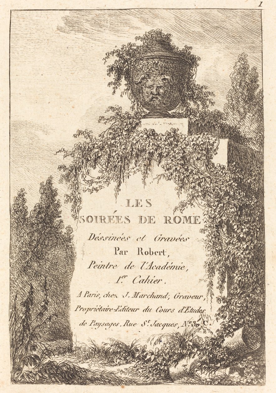 Titelsida av Hubert Robert