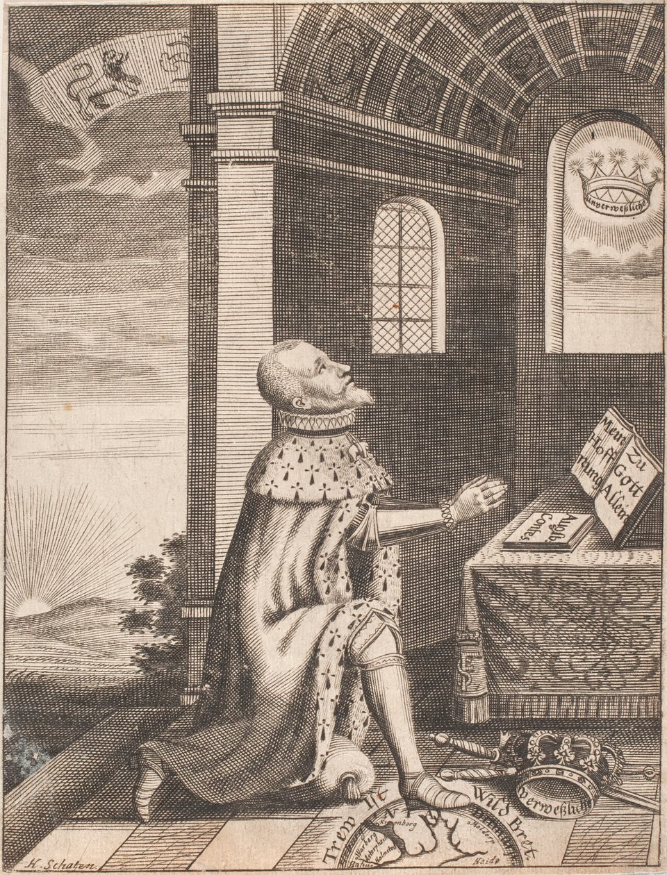 Kung Frederik II av Hubert Schaten