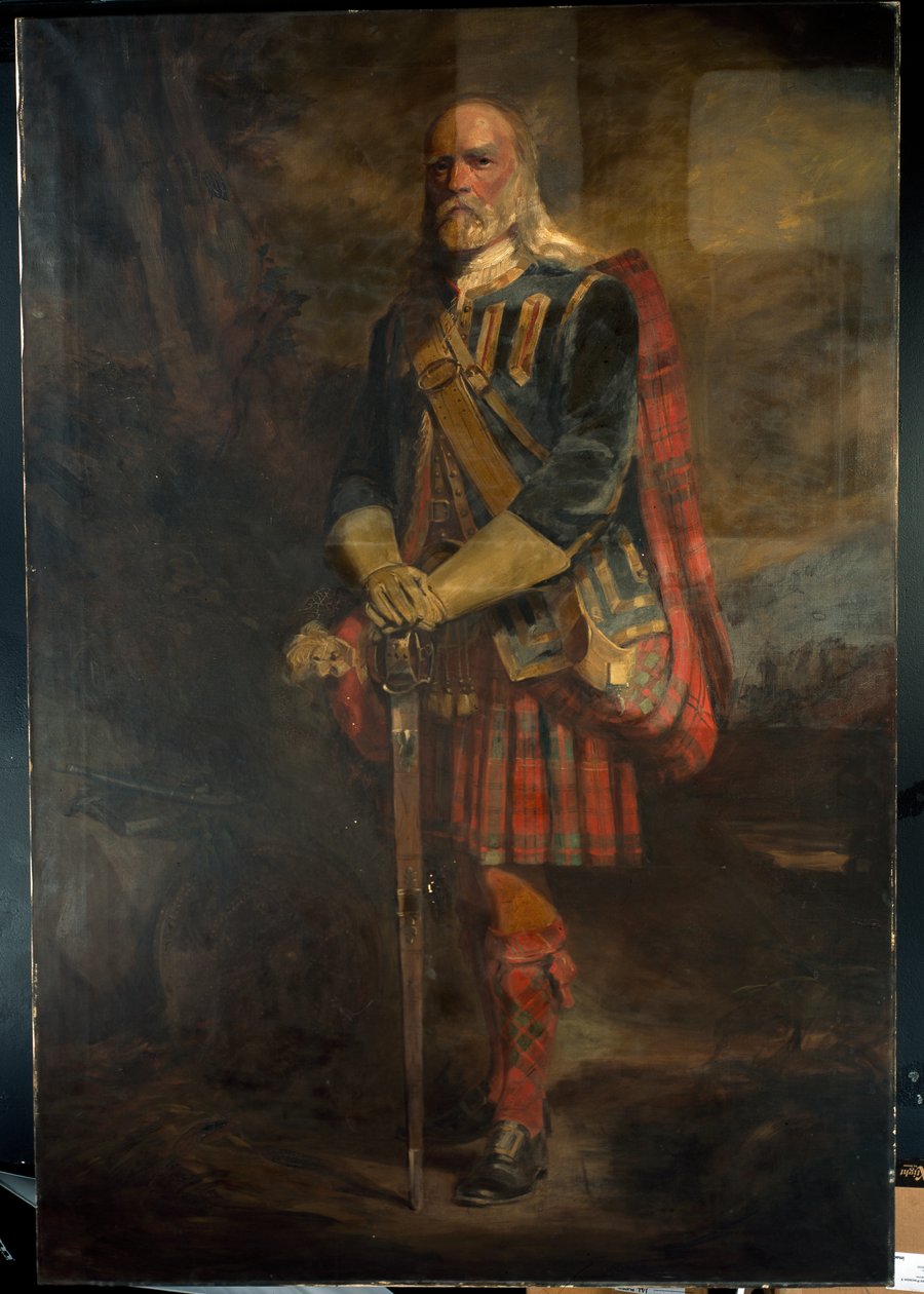 John Gordon från Glenbucket av Hubert von (studio of) Herkomer
