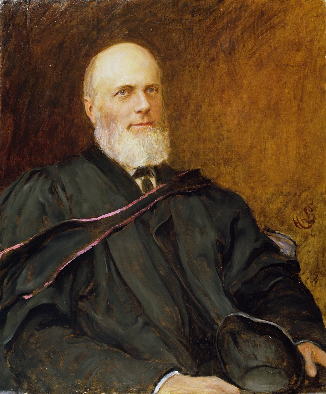 Alfred Robinson, Bursar of New College (olja på duk) av Hubert von Herkomer