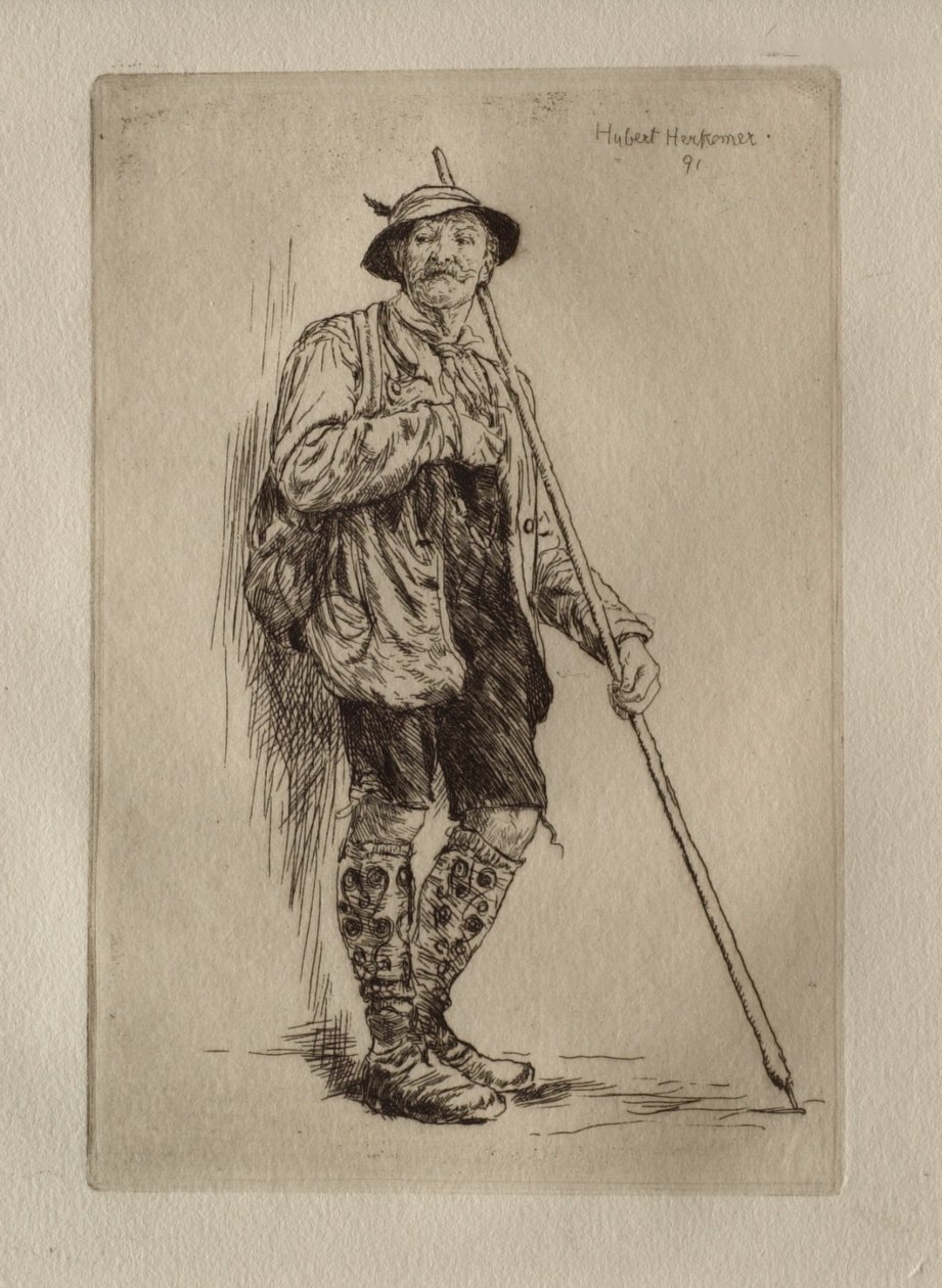 Bayersk bonde av Hubert von Herkomer