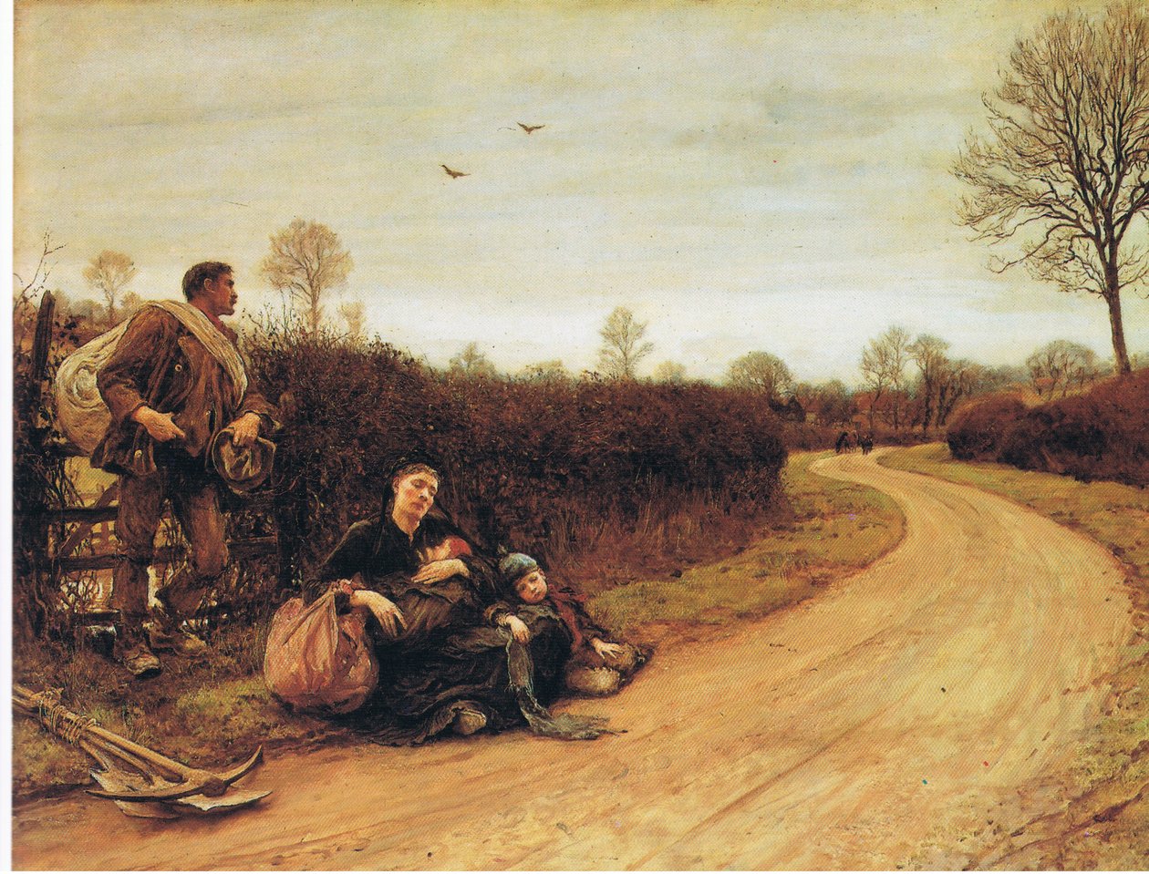 Svåra tider av Hubert von Herkomer