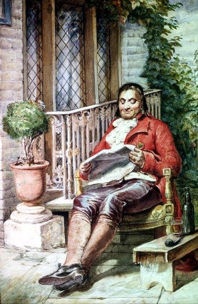 Äktenskapsnyheter av Hubert von Herkomer