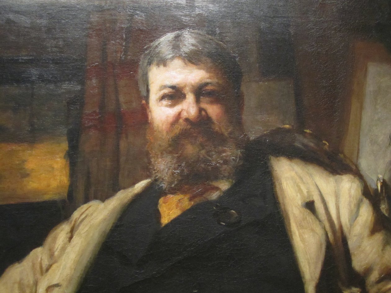 Porträtt av Henry Hobson Richardson, arkitekt av Hubert von Herkomer