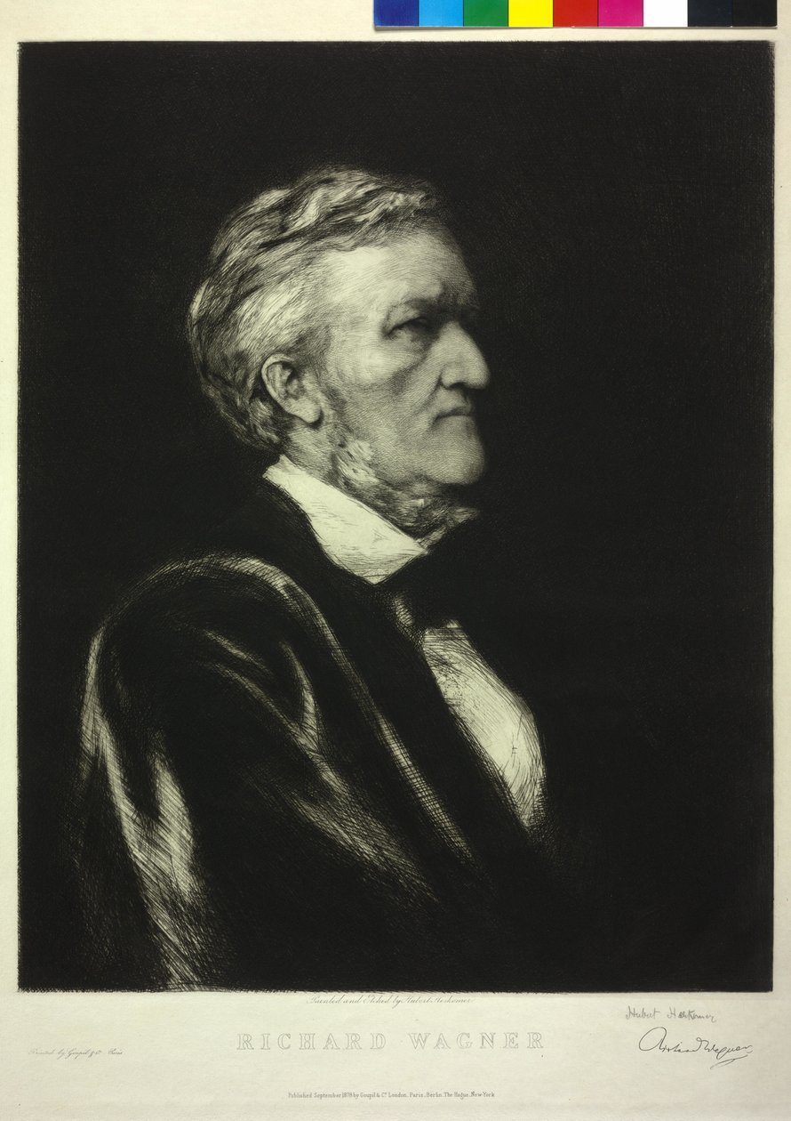 Richard Wagner av Hubert von Herkomer