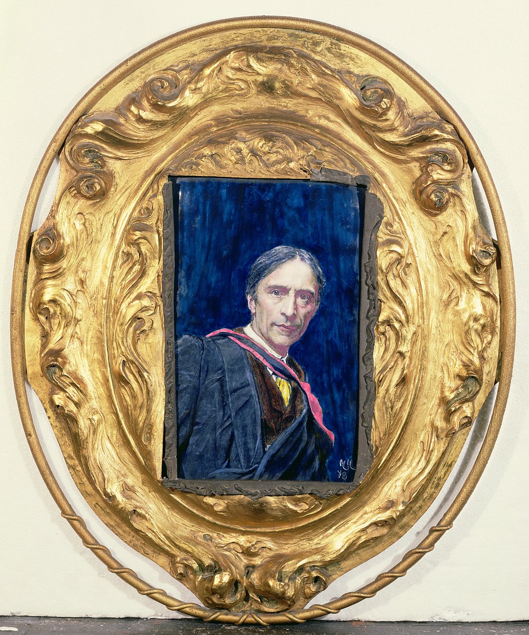 Självporträtt av konstnären, 1878 (olja) av Hubert von Herkomer