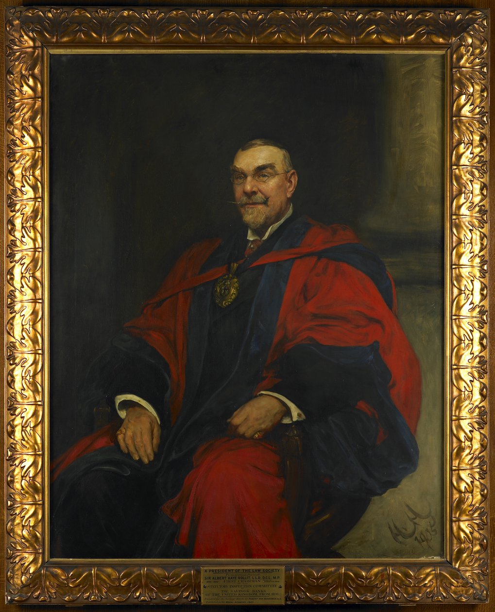 Sir Albert Rollit av Hubert von Herkomer