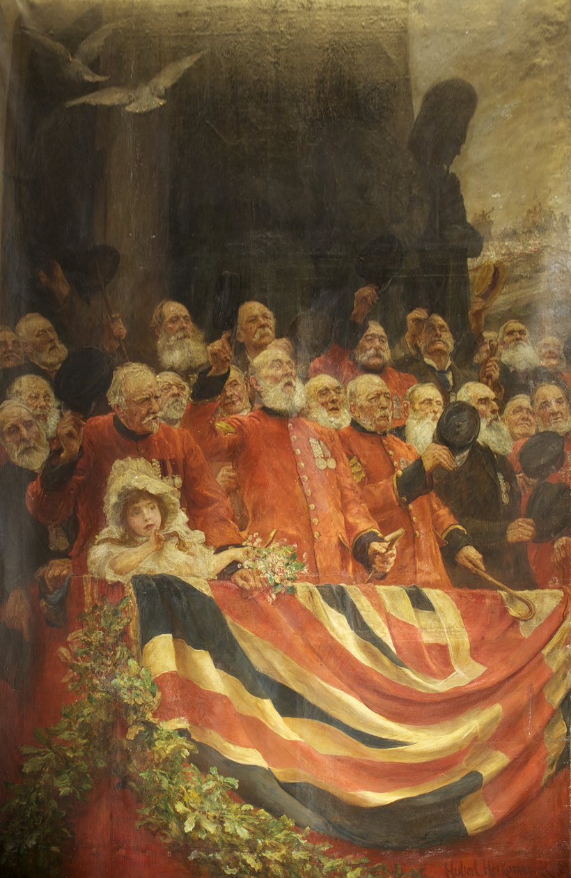 De gamla gardisterna hejar av Hubert von Herkomer
