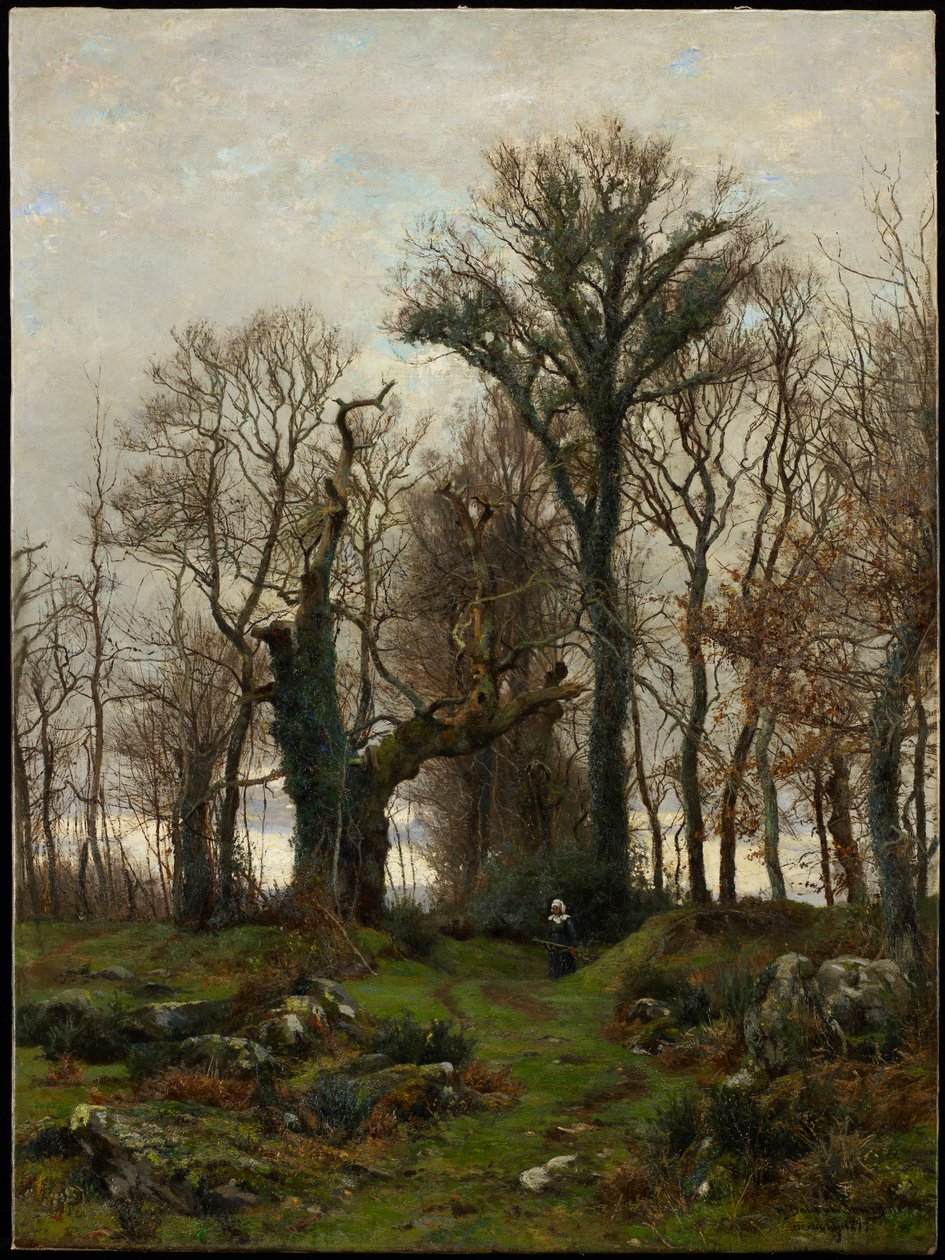 Edge of the Moor, Bretagne, 1877 sverige av Hugh Bolton Jones