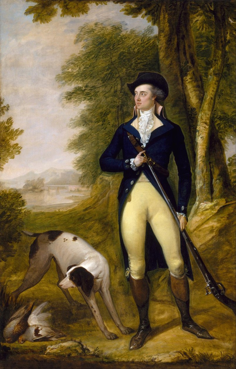 Porträtt av en gentleman av Hugh Douglas Hamilton