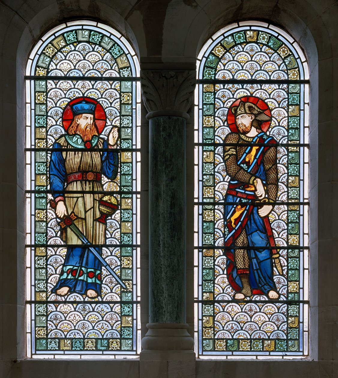 Hoarwithy, St Catherine, Belham & Co, Hugh Arthur Kennedy, Joshua & Ezekiel, ca 1885 av Hugh Arthur Kennedy