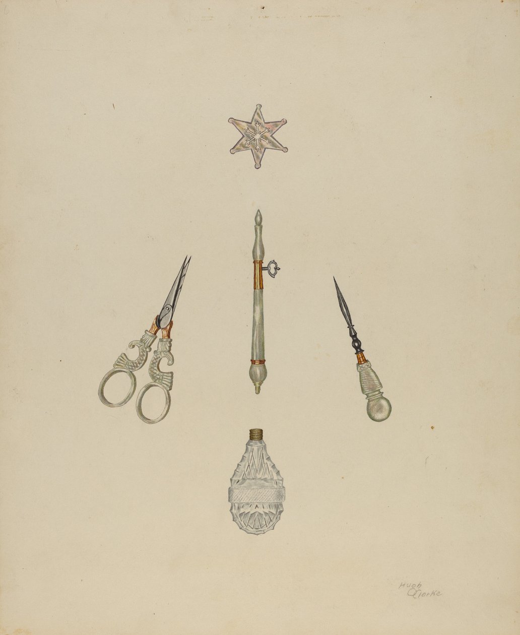Boudoir set av Hugh Clarke