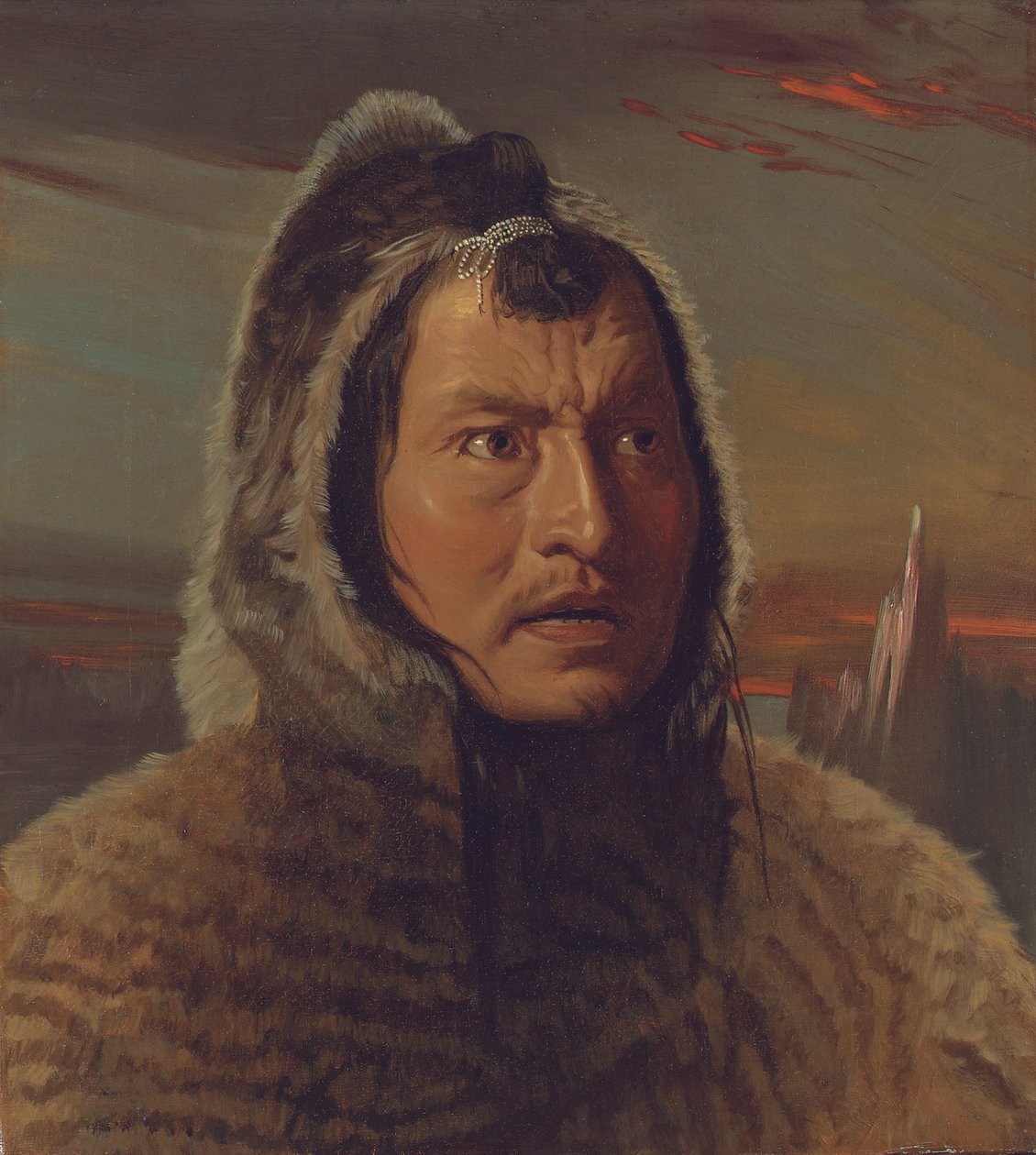 Porträtt av en eskimå av Hugh Collins