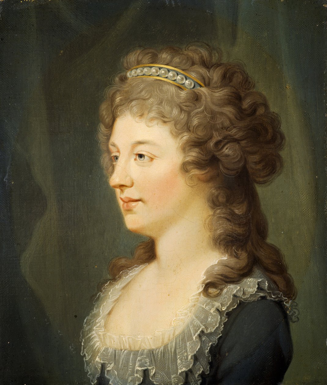 Porträtt av Charlotte Stuart, hertiginna av Albany (1753-1789) av Hugh Douglas Hamilton