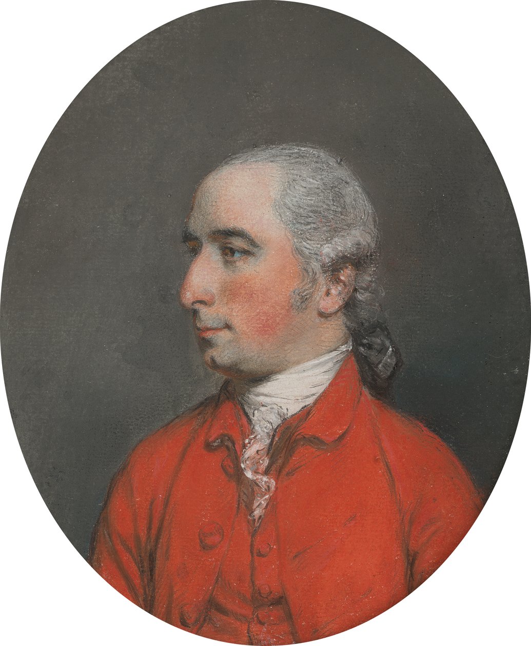 Porträtt av en gentleman av Hugh Douglas Hamilton
