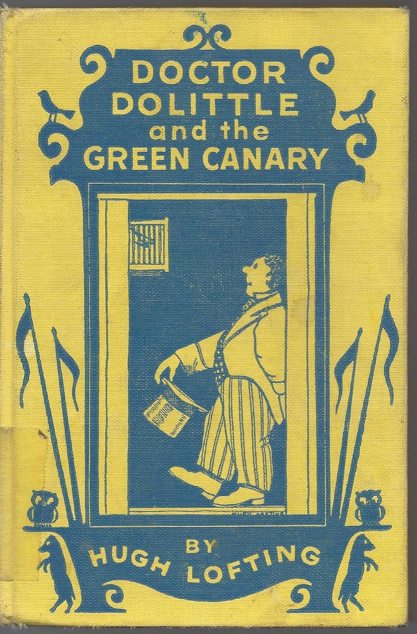 Bokomslag till Doctor Dolittle and the Green Canary av Hugh Lofting, 1940-talet av Hugh Lofting