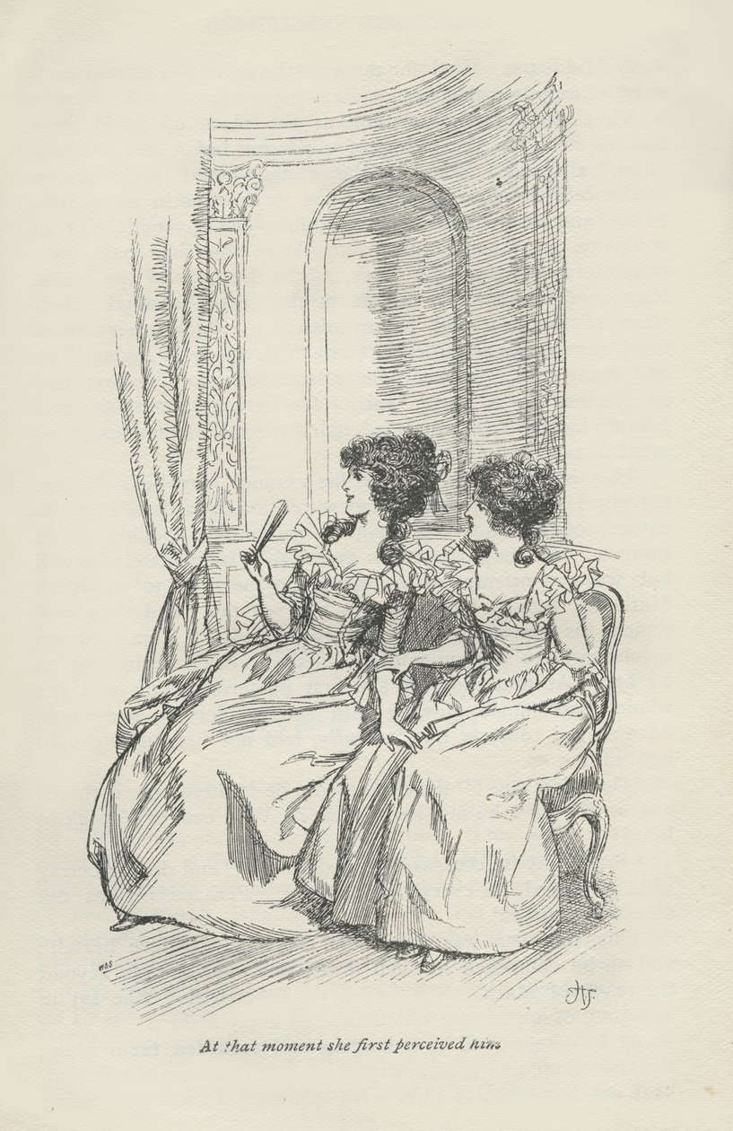 I det ögonblicket uppfattade hon honom första gången, 1896 av Hugh Thomson