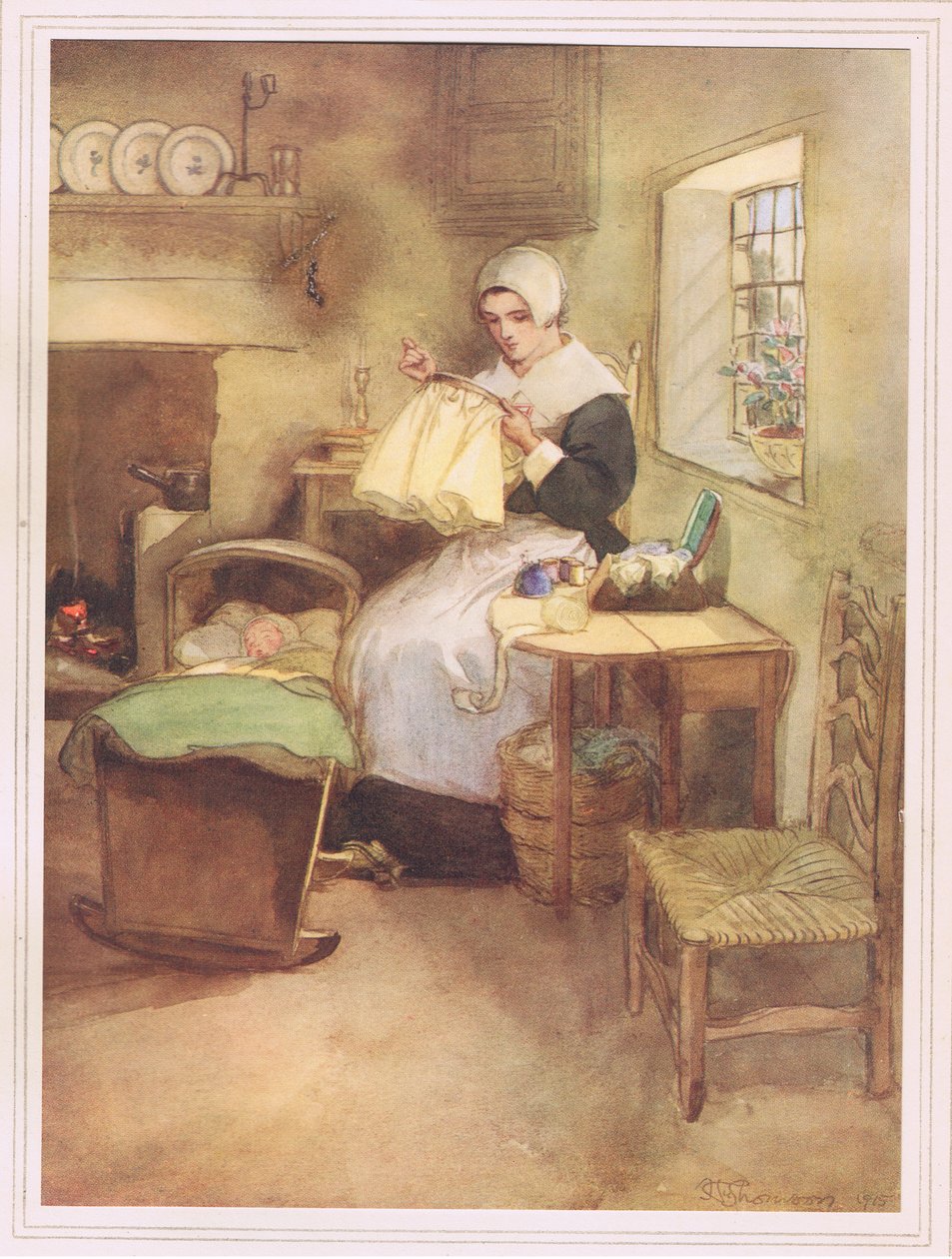 Hester och hennes nål av Hugh Thomson