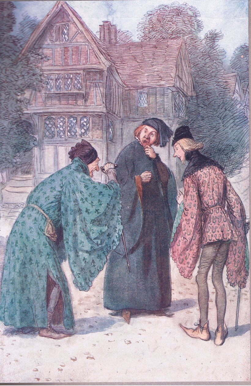 "Om han var tjugo Sir John Falstaffs, skulle han inte missbruka Robert Shallow Esquire!", illustration från 