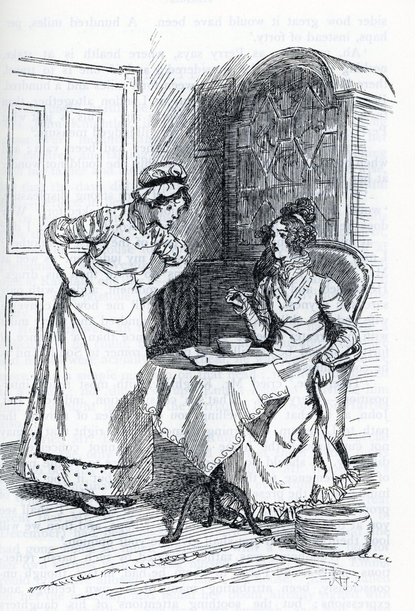 Illustration för "Emma" av Jane Austen (illustration) av Hugh Thomson