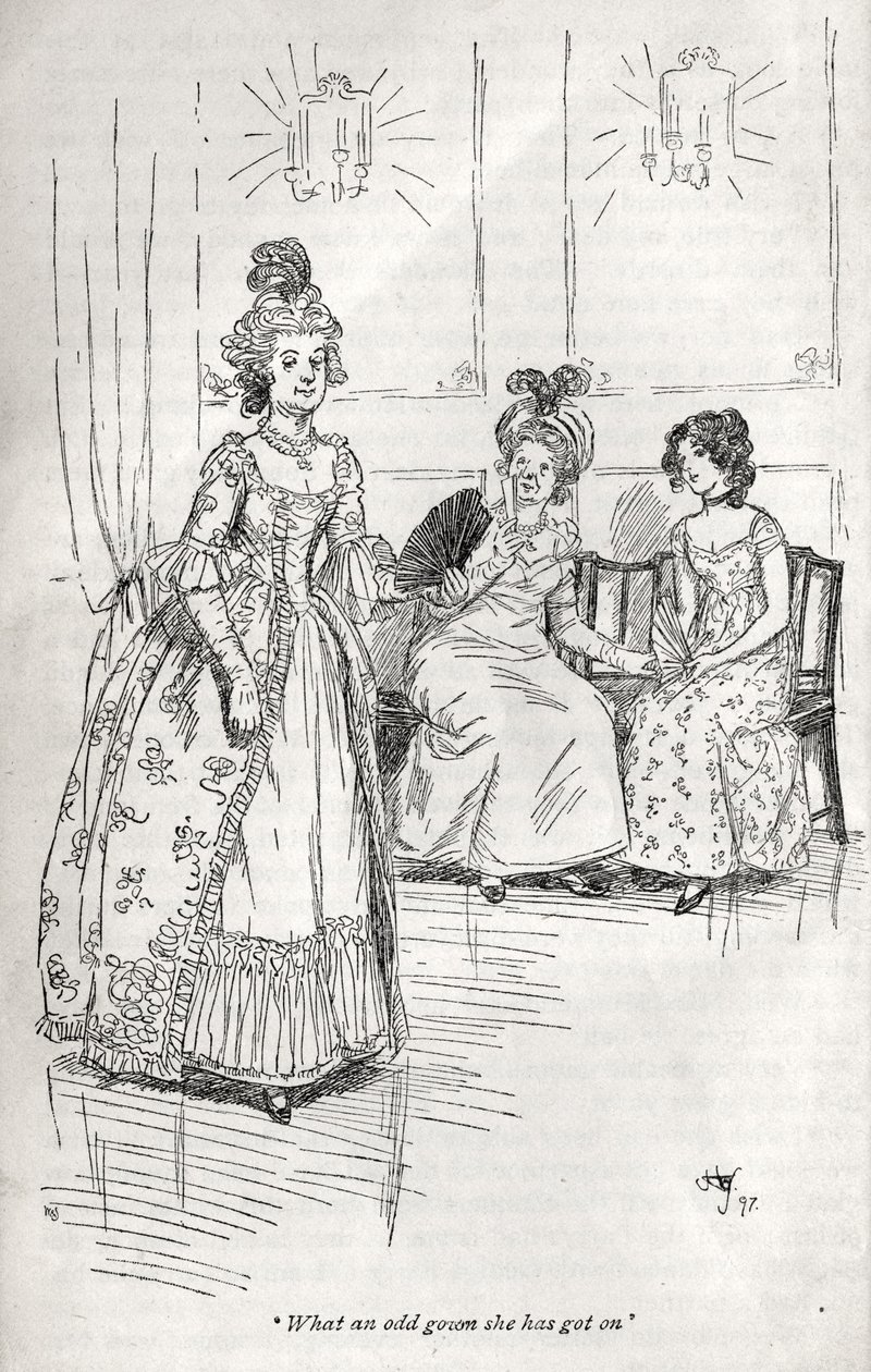 Jane Austens roman "Northanger Abbey" - av Hugh Thomson
