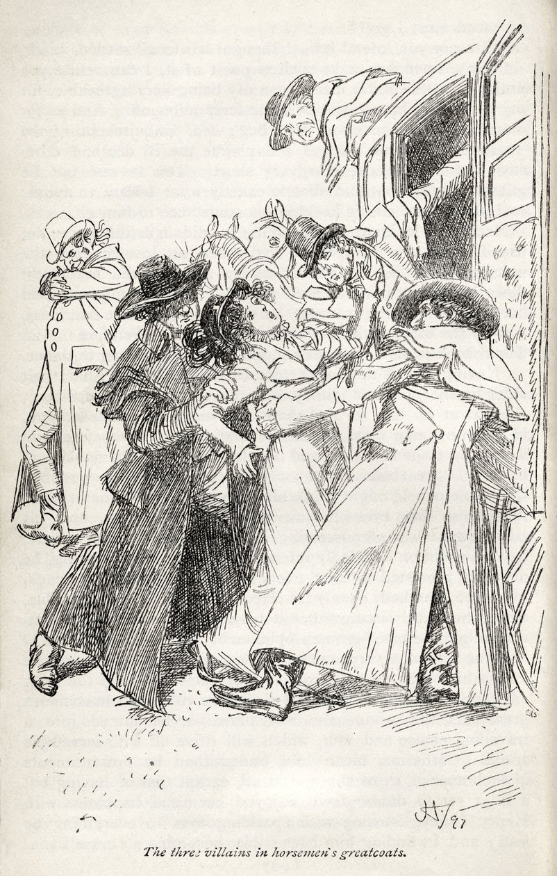 Jane Austens roman "Northanger Abbey" - av Hugh Thomson