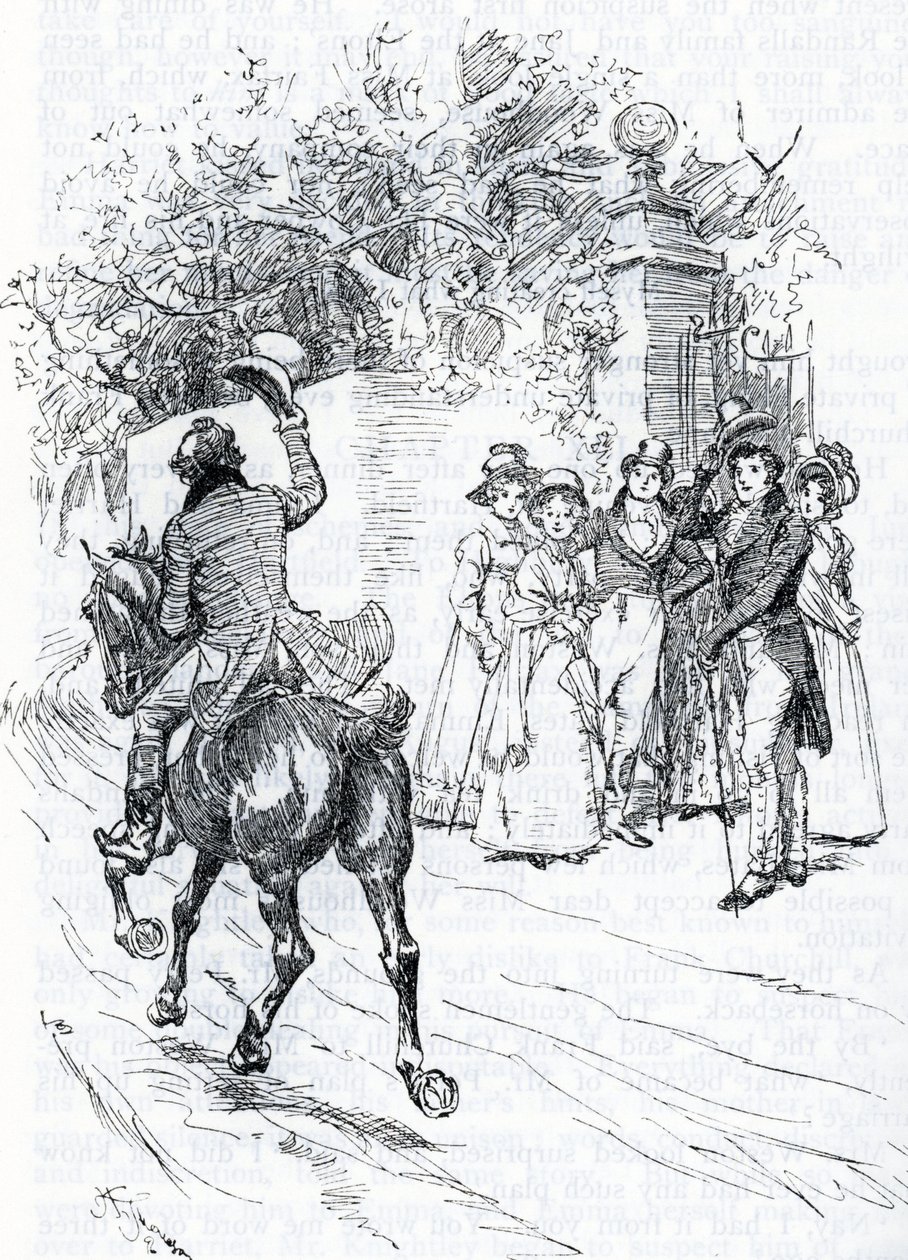 "Mr Perry passant a cheval" (illustration) av Hugh Thomson