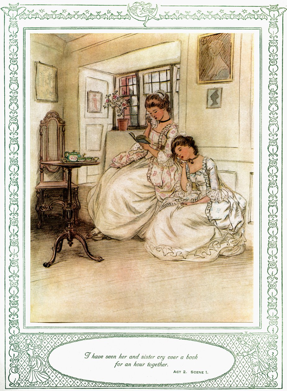 Oliver Goldsmiths pjäs She Stoops to Conquer av Hugh Thomson