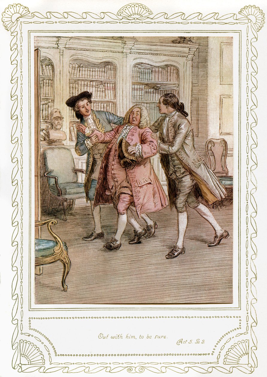 Richard Brinsley Sheridans pjäs av Hugh Thomson