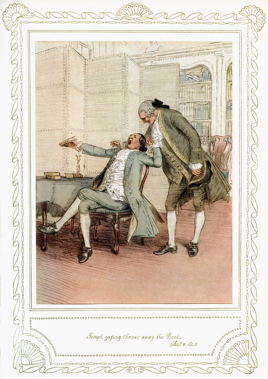 Richard Brinsley Sheridans pjäs av Hugh Thomson