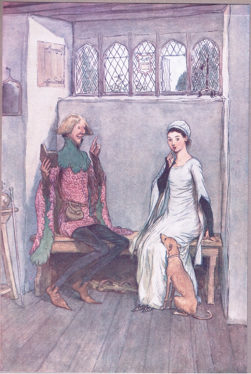 Gåtornas bok, illustration från 
