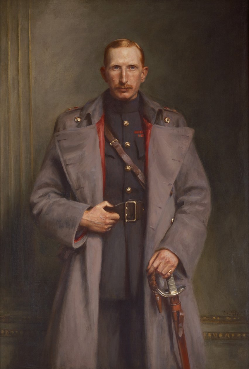Porträtt av Alan, 8:e hertigen av Northumberland av Hugh de Twenebrokes Glazebrook