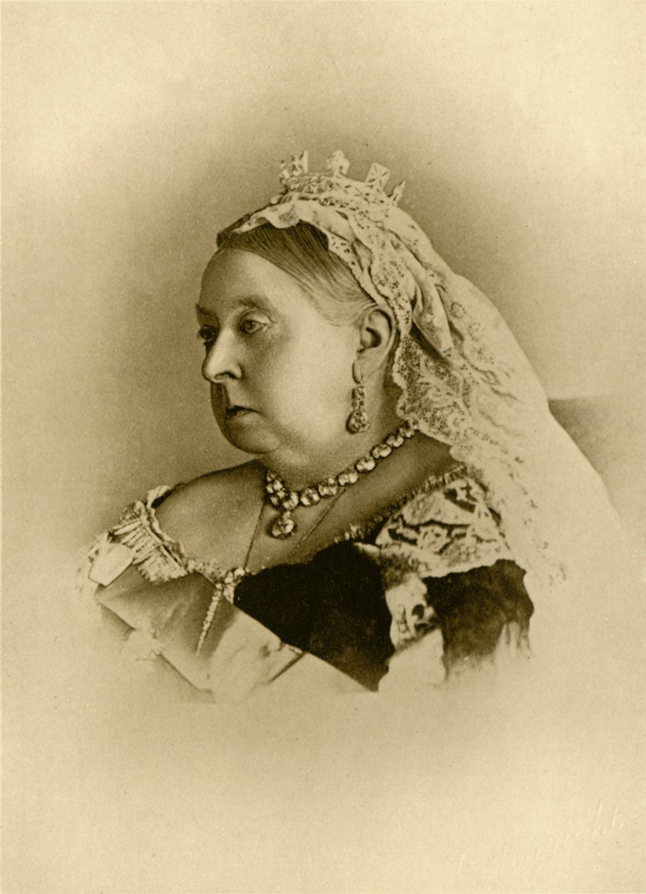 Drottning Victoria, c1894, 1901. av Hughes and Mullins