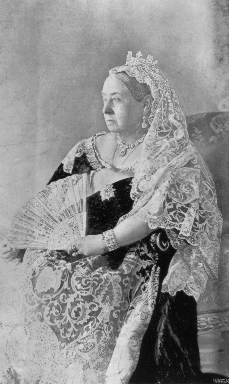 Drottning Victoria av Storbritannien, 1894. av Hughes and Mullins