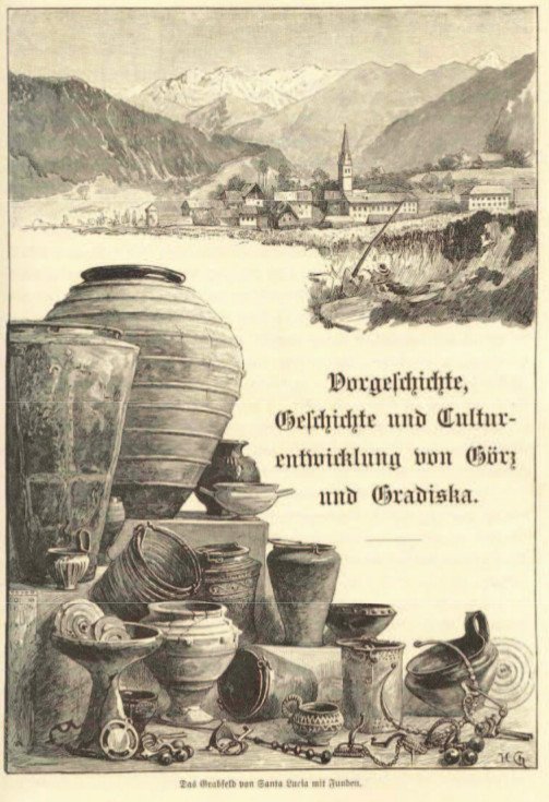  Grob iz Sv. Lucije z najdbamin av Hugo Charlemont