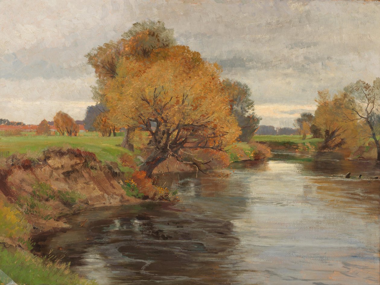  Motiv an der ThayanEnglish: Scene on the Thayan av Hugo Darnaut