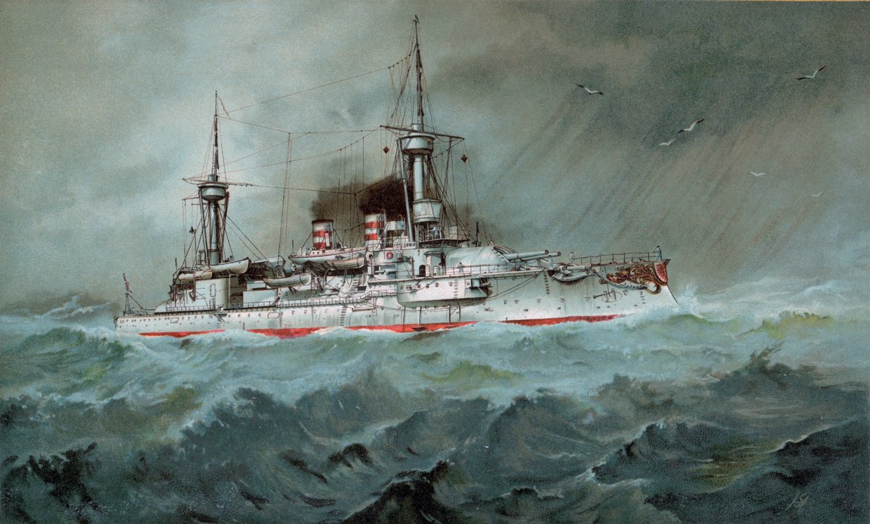 S.M. Linienschiff Wörth av Hugo Graf