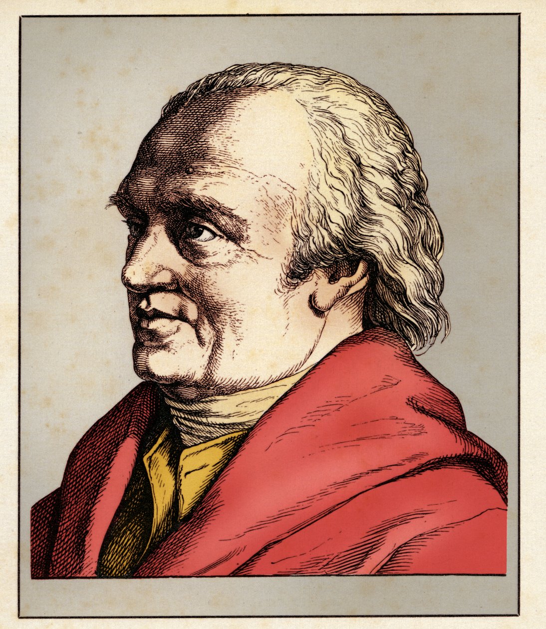 Frederick William HERSCHEL (15 november 1738 - 25 augusti 1822) 1854 (gravyr) av Hugo Bürkner