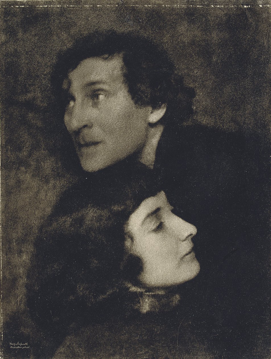 Marc och Bella Chagall, 1923. av Hugo Erfurth