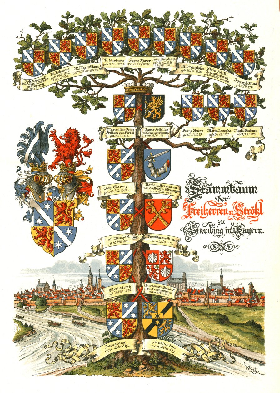Strohls heraldiska träd av Hugo Gerard Strohl