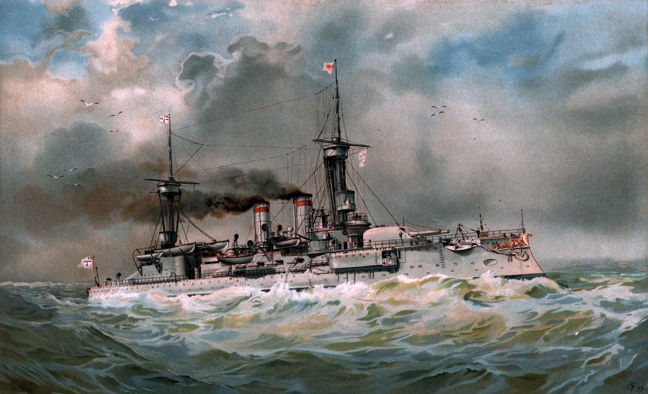 S.M. Slagskeppet Brandenburg av Hugo Graf