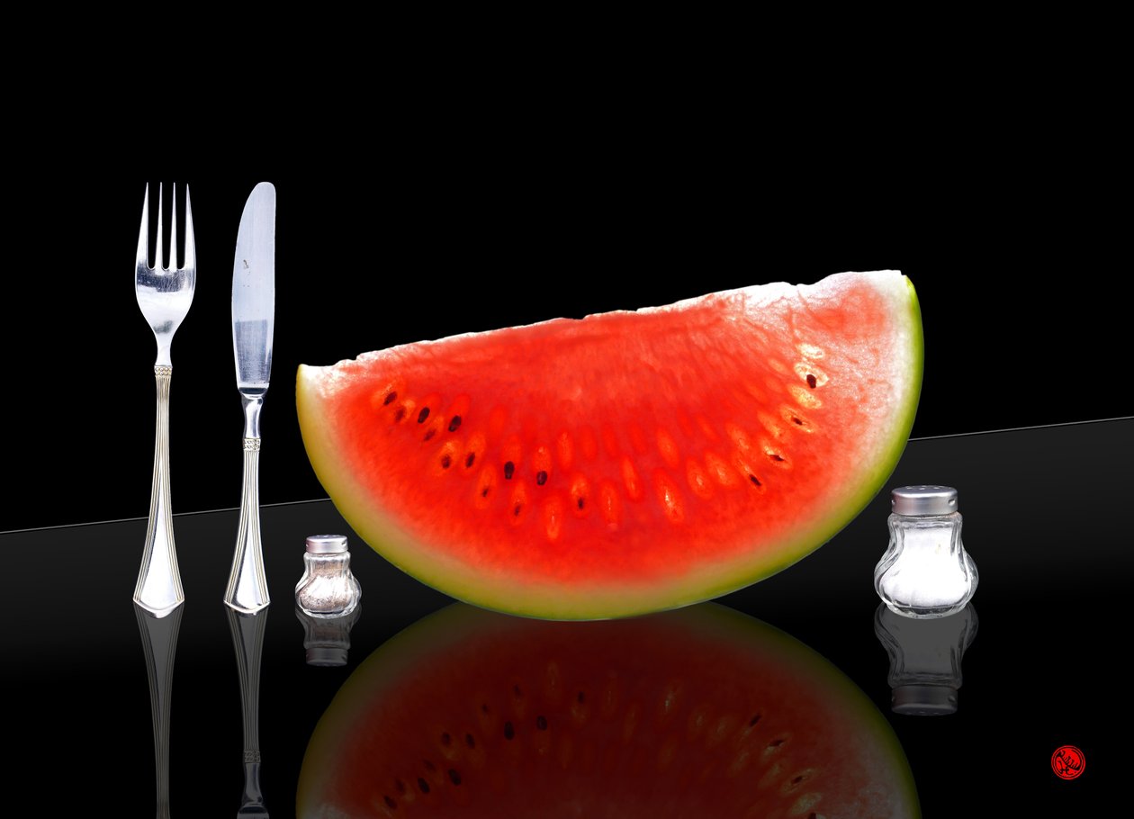 PLATS MED MELON av Hugo Nefe