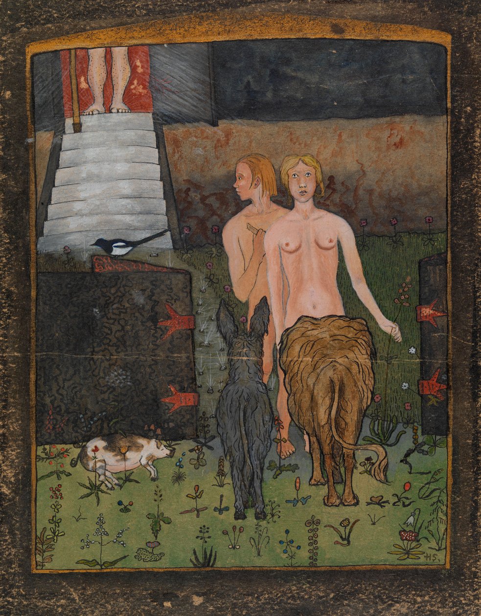 Adam och Eva av Hugo Simberg