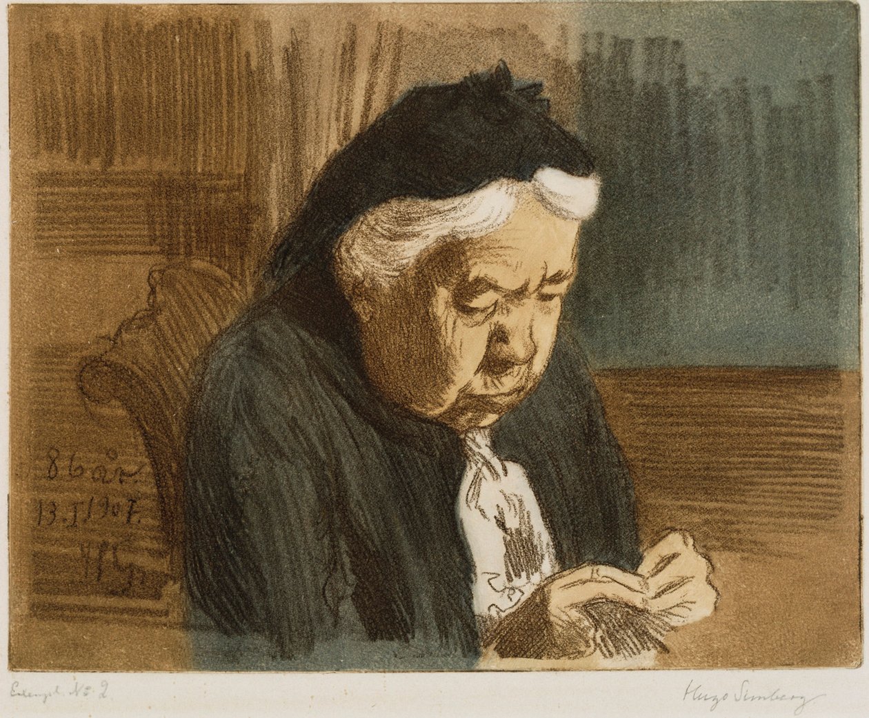 Tant vid 86 års ålder av Hugo Simberg