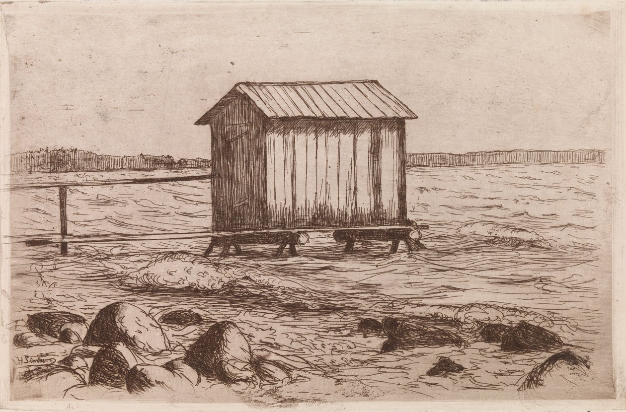 Badkabin av Hugo Simberg