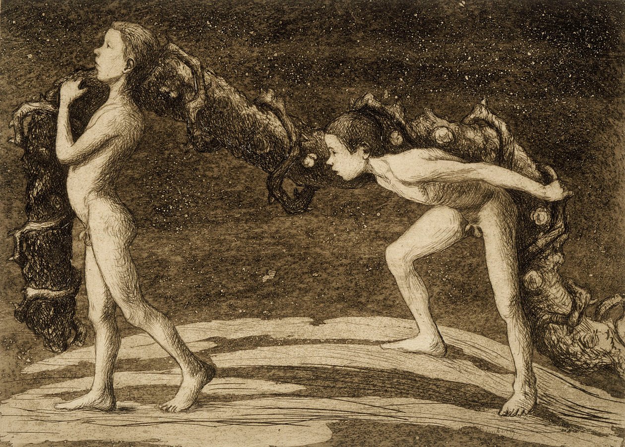 Kransbärare av Hugo Simberg
